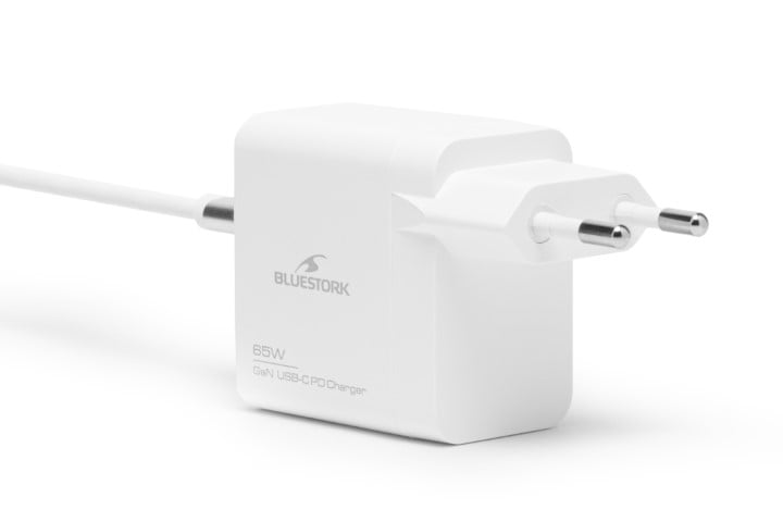 Bluestork 65W USB C - Blanc/Détachable  (PW-NB-65-C-GAN-W) - Achat / Vente Accessoire alimentation sur Cybertek.fr - 8