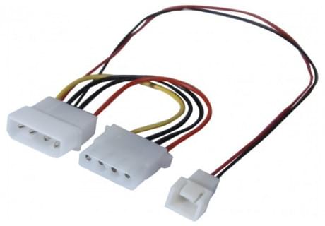 Connectique PC Cybertek Adaptateur d'alim Molex pour ventilateur 3 broches 