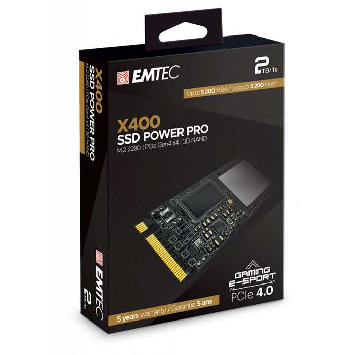 Emtec ECSSD2TX400  M.2 - Disque SSD Emtec - Cybertek.fr - 0