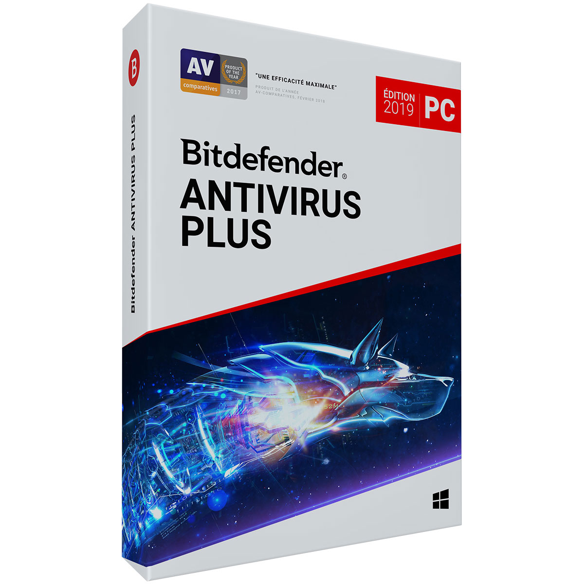 Bitdefender Antivirus Plus 2019 - 2 Ans / 3 PC - Logiciel sécurité - 0