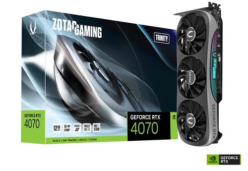 ZOTAC Gaming GeForce RTX 4070 Trinity 12GB - Carte graphique - 6