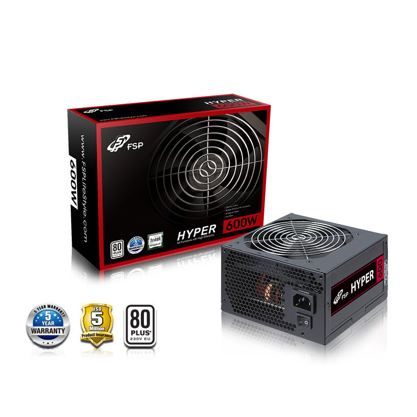 FSP 80+ (600W) - Alimentation FSP - Cybertek.fr - 0