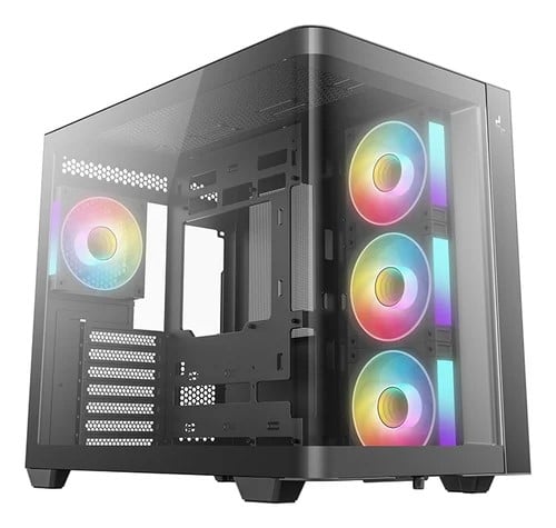 Deepcool CG530U Noir + Mystique 360 ARGB Noir - Boîtier PC - 5