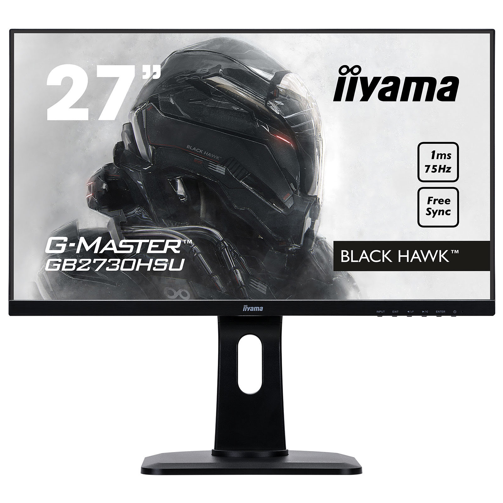 Iiyama 27 pouces  GB2730HSU-B1 - Ecran PC Iiyama - Cybertek.fr - 0