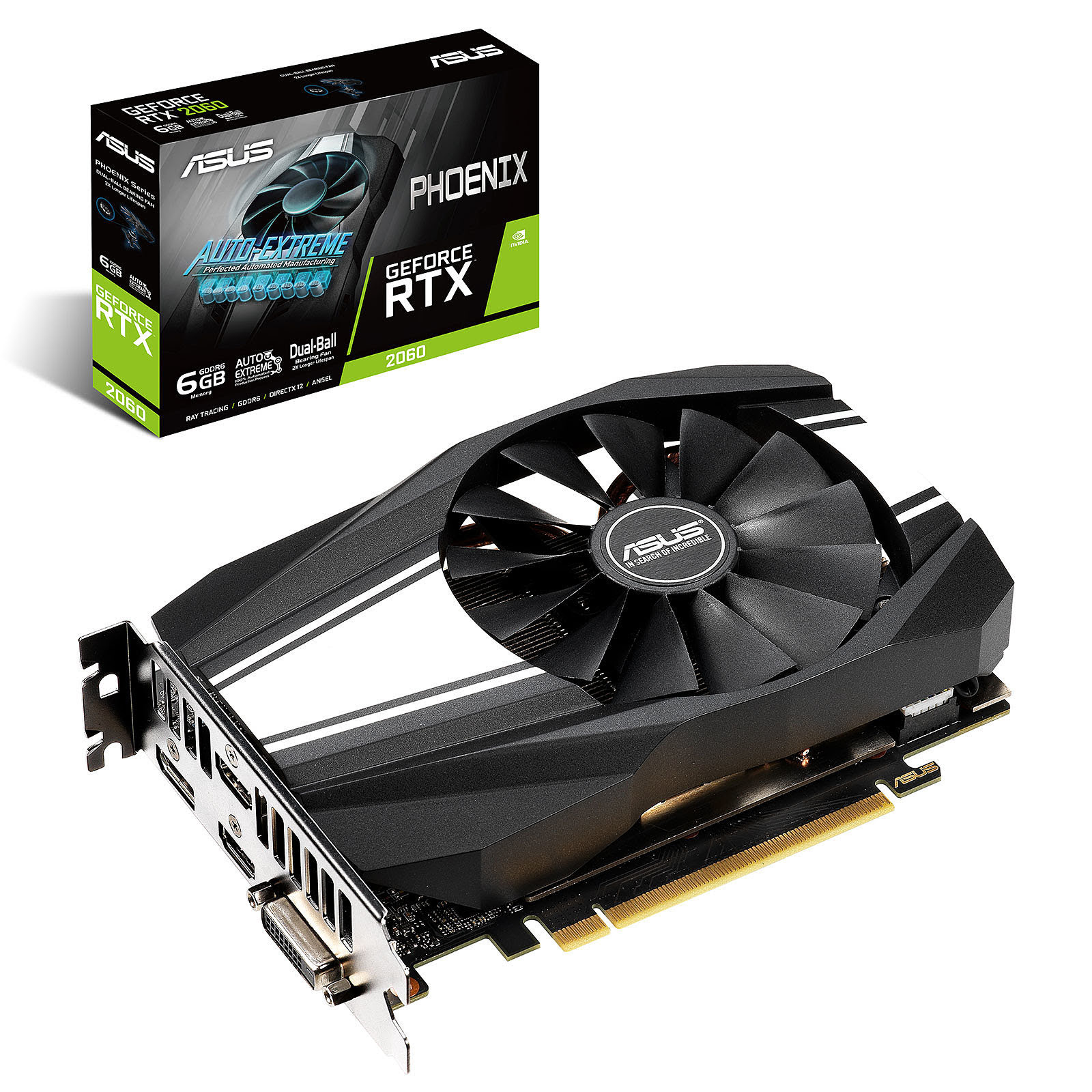 Asus PH-RTX2060-6G  - Carte graphique Asus - Cybertek.fr - 0