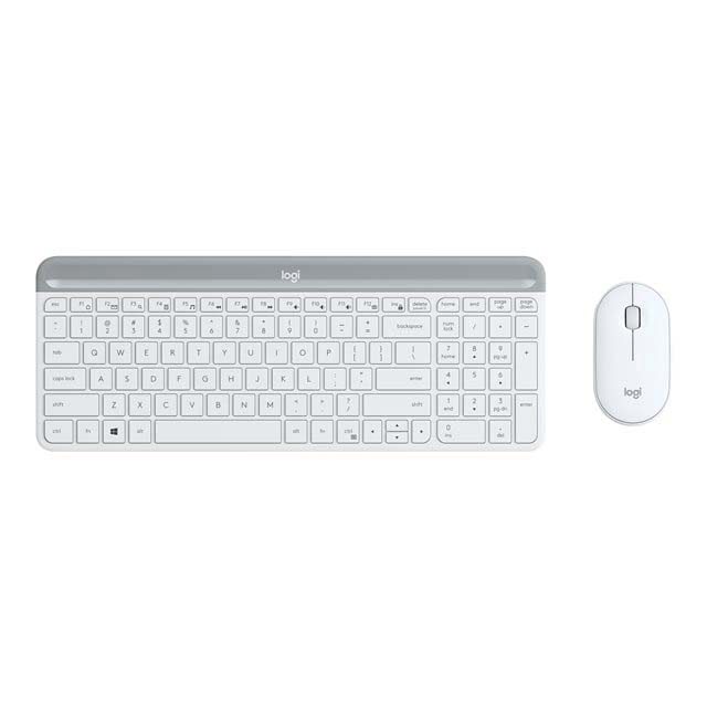 Logitech MK470 White - Pack Clavier/Souris - Cybertek.fr - 0