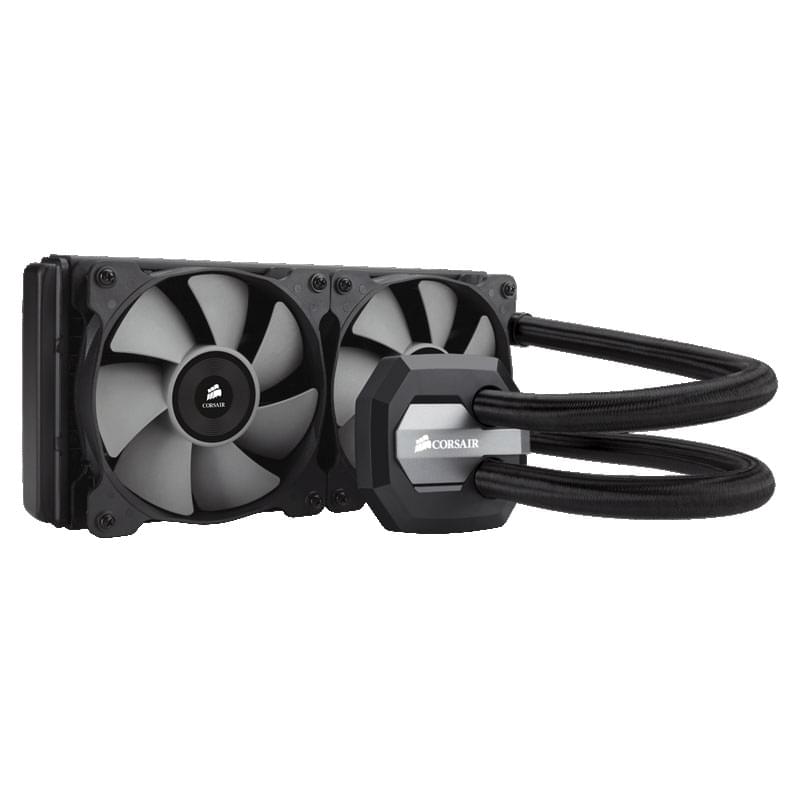 Corsair Ventilateur CPU Corsair Watercooling 240mm (2x120) H100i GTX CW ...