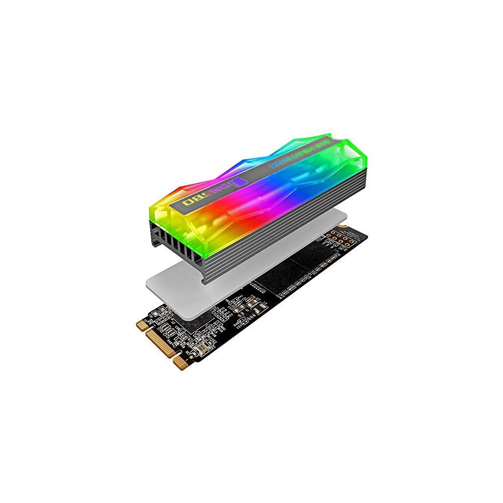 Jonsbo Refroidisseur SSD Mirage Edition M.2 RGB (M.2-2 Grey ARGB) - Achat / Vente Accessoire SSD sur Cybertek.fr - 1