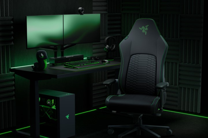Razer Iskur V2 NewGen Noir/Vert - Siège PC Gamer - Cybertek.fr - 1