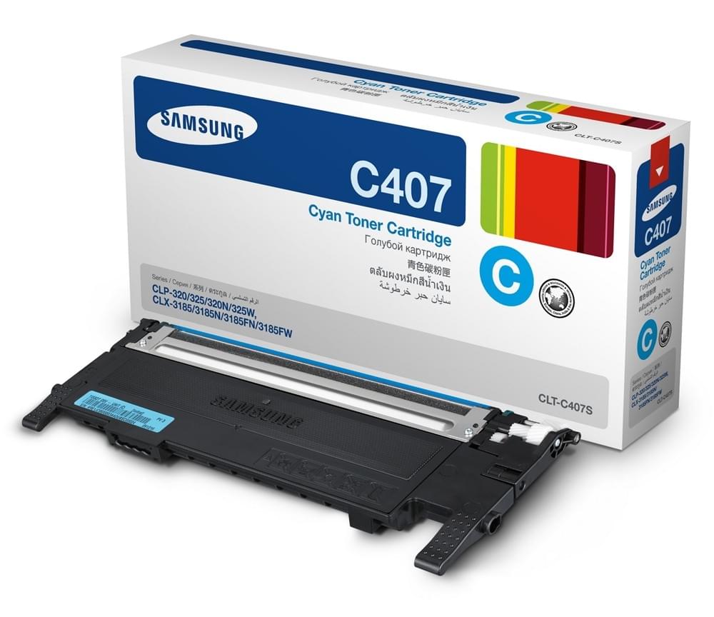 Toner CLT-C4072S Cyan pour imprimante Laser Samsung - 0