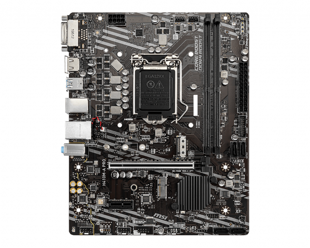 MSI H410M-A PRO Micro-ATX  - Carte mère MSI - Cybertek.fr - 4