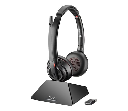Poly Savi 8220 UC Stereo Noir - Micro-casque - Cybertek.fr - 1