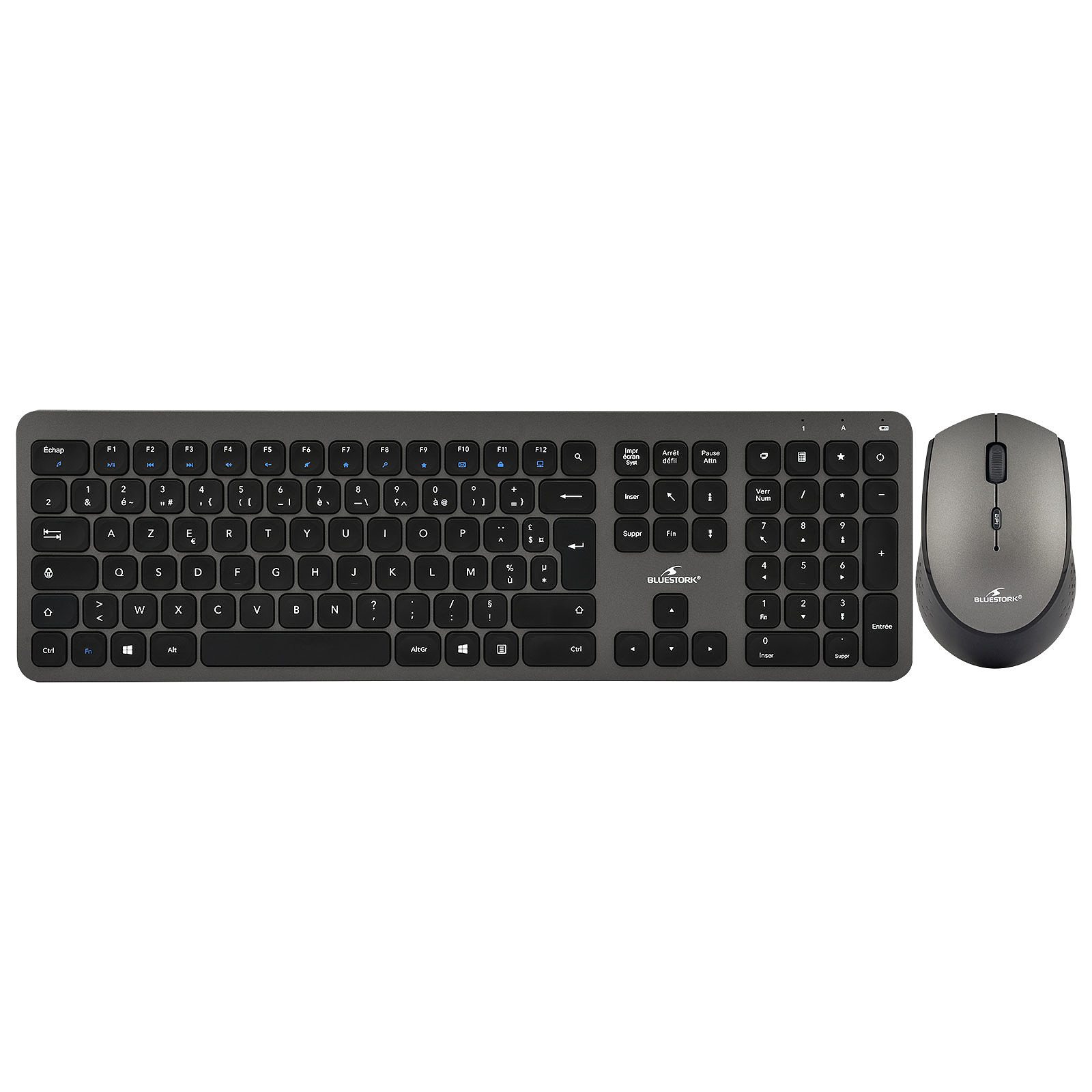 Clavier + Souris ADVANCE Pack multimedia Clavier Slim + souris sa