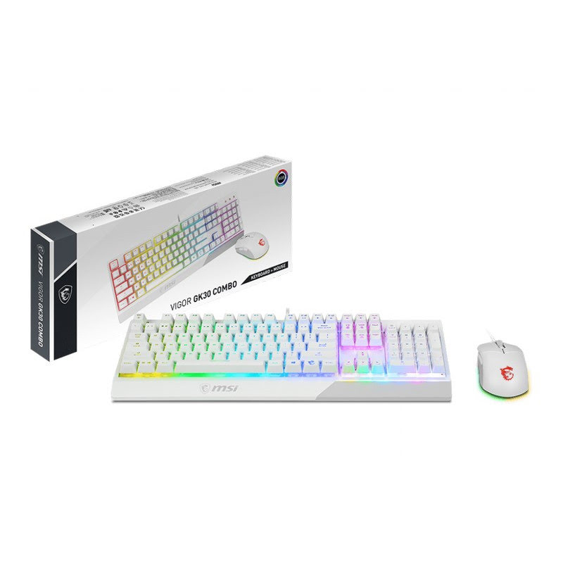 MSI Vigor GK30 COMBO WHITE - Pack Clavier/Souris - Cybertek.fr - 3