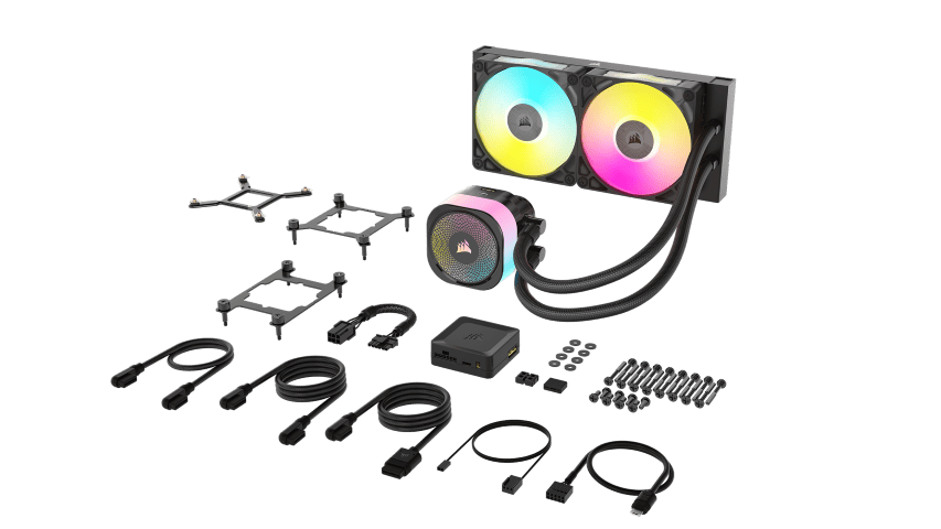 Corsair iCUE LINK TITAN 240 RX RGB AIO/240mm - Noir - Watercooling - 11