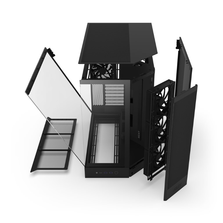 NZXT H9 Flow Noir Noir - Boîtier PC NZXT - Cybertek.fr - 3