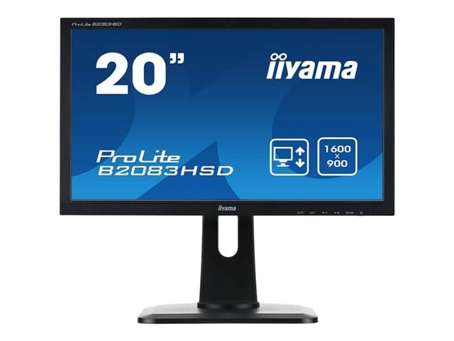 Iiyama 20"  B2083HSD-B1 - Ecran PC Iiyama - Cybertek.fr - 0