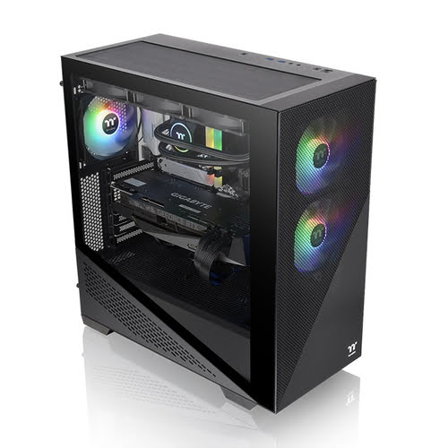 Thermaltake Divider 370 TG ARGB Black Noir - Boîtier PC - 1