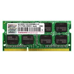 Transcend SO-DIMM 8Go DDR3 1333 TS1GSK64V3H - Mémoire PC portable - 0
