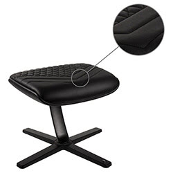 NobleChairs Repose Pieds - Noir/Cuir