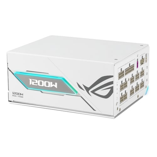 Asus ATX 1200W - 80+ Platinum - ROG Thor 1200W Platinum III White Edition (90YE00V5-B0NA00) - Achat / Vente Alimentation sur Cybertek.fr - 6