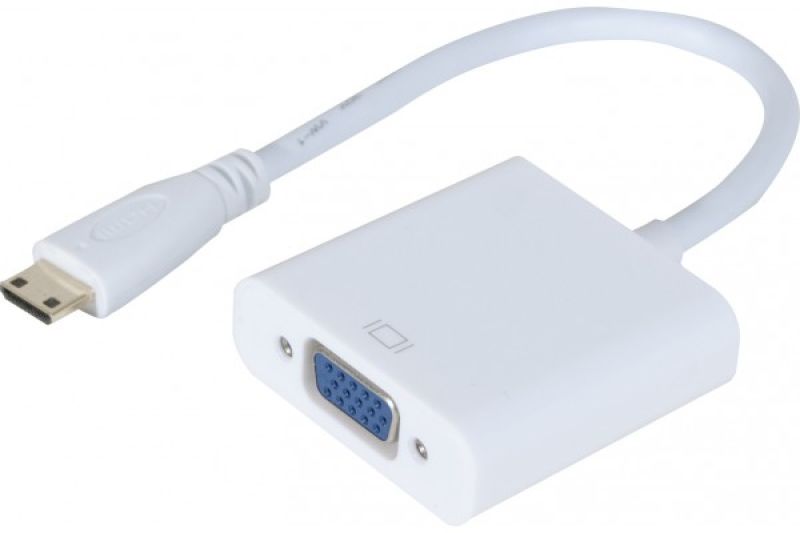 Convertisseur Mini HDMI vers VGA  - Connectique TV/Hifi/Video - 0