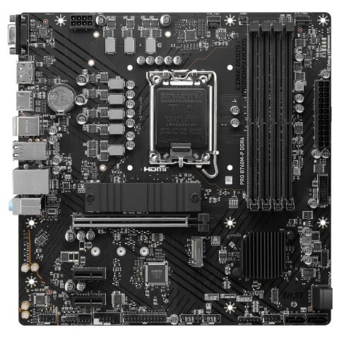 MSI PRO B760M-P Micro-ATX  - Carte mère MSI - Cybertek.fr - 4