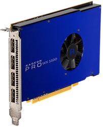 Carte graphique AMD Radeon Pro WX 5100 - WX5100/8Go/4xDisplayPort Cybertek
