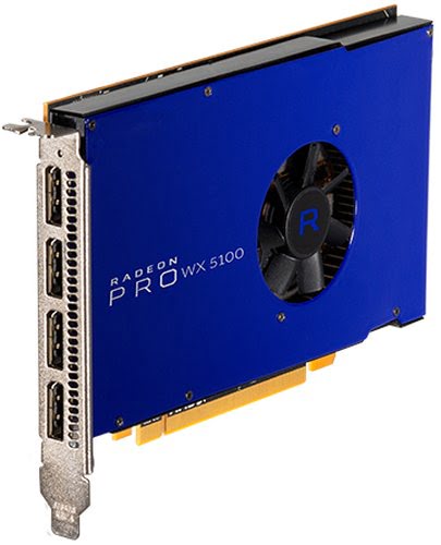 image produit AMD Radeon Pro WX 5100 - WX5100/8Go/4xDisplayPort Cybertek
