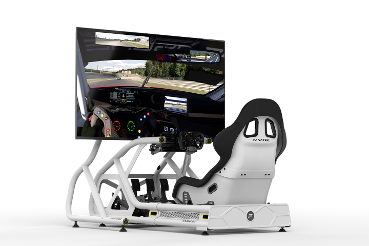 Fanatec GT Cockpit Monitor Stand - Blanc (CRD-9060002-WW) - Achat / Vente Accessoires Simracing sur Cybertek.fr - 2