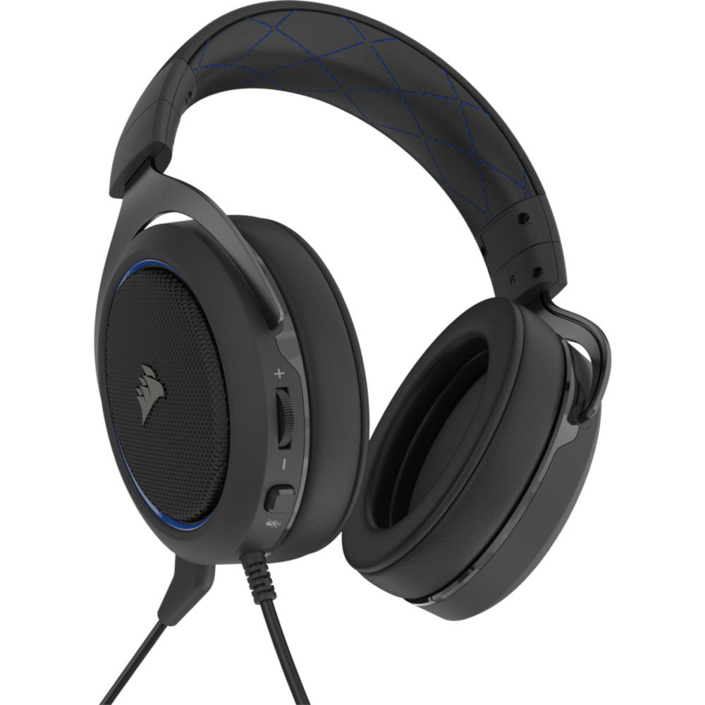 Corsair HS50 PRO STEREO Blue Stereo Noir - Micro-casque - 2