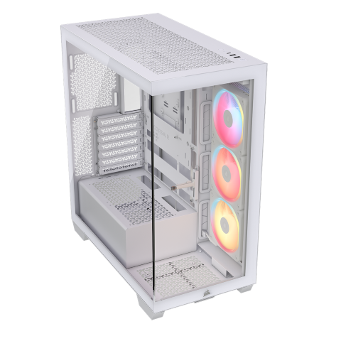 Corsair 3500X LX-R RGB ICUE LINK Blanc Blanc - Boîtier PC Corsair - 2