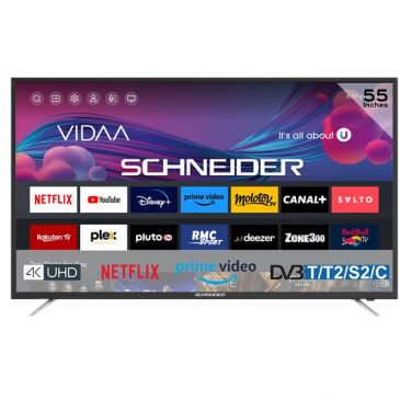 Schneider GMSCLED55UV102 - 55" (140cm) LED UHD 4K - TV Schneider - 0