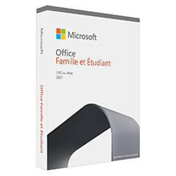 image produit Microsoft Office Famille/Etudiant 2021 - COEM Cybertek