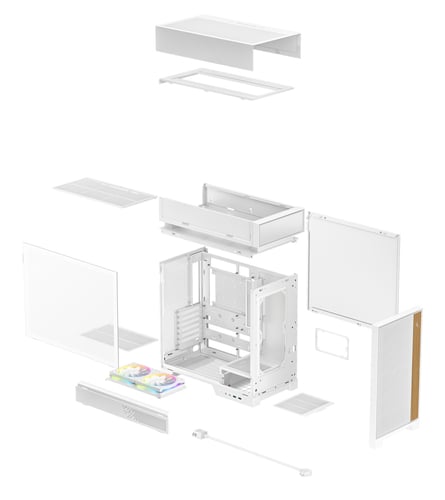 Deepcool CL660 Blanc Blanc - Boîtier PC Deepcool - Cybertek.fr - 8