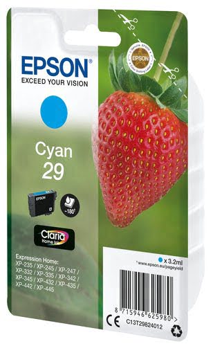 Cartouche Cyan 29 pour imprimante Jet d'encre Epson - 1
