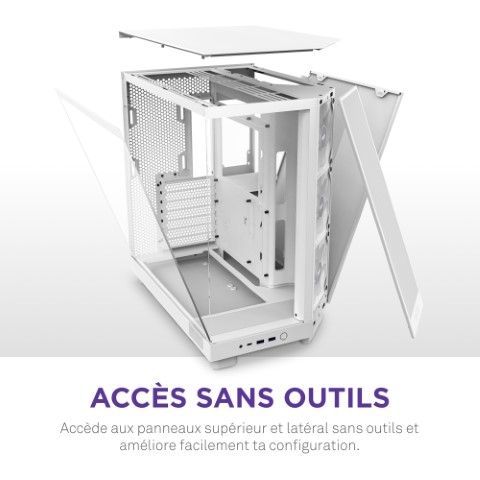 NZXT H6 Flow RGB Blanc Blanc - Boîtier PC NZXT - Cybertek.fr - 14