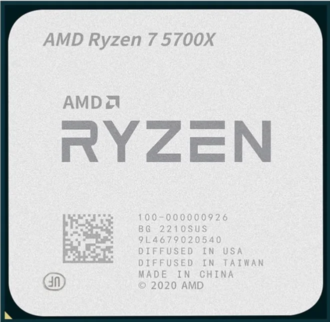 Ryzen 7 5700X Tray +LD4AU016G0 1x16Go+Core BC-750 - Cybertek.fr - 1