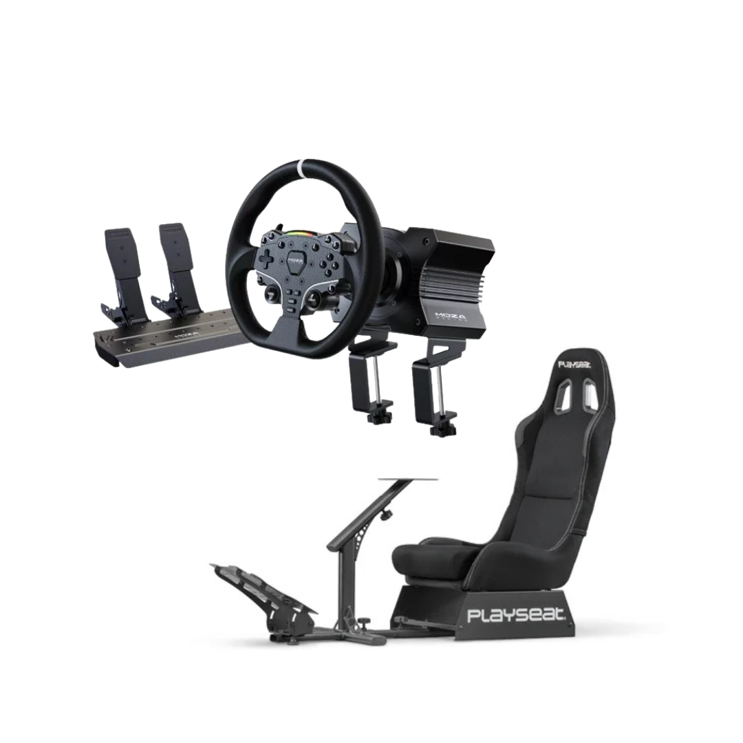 Pack Simracing Moza Racing R5 + Playseat Evolution - ActiFit Cybertek