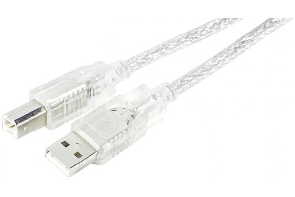 Cable USB 2.0 AB M/M - 5m - Connectique PC - Cybertek.fr - 0