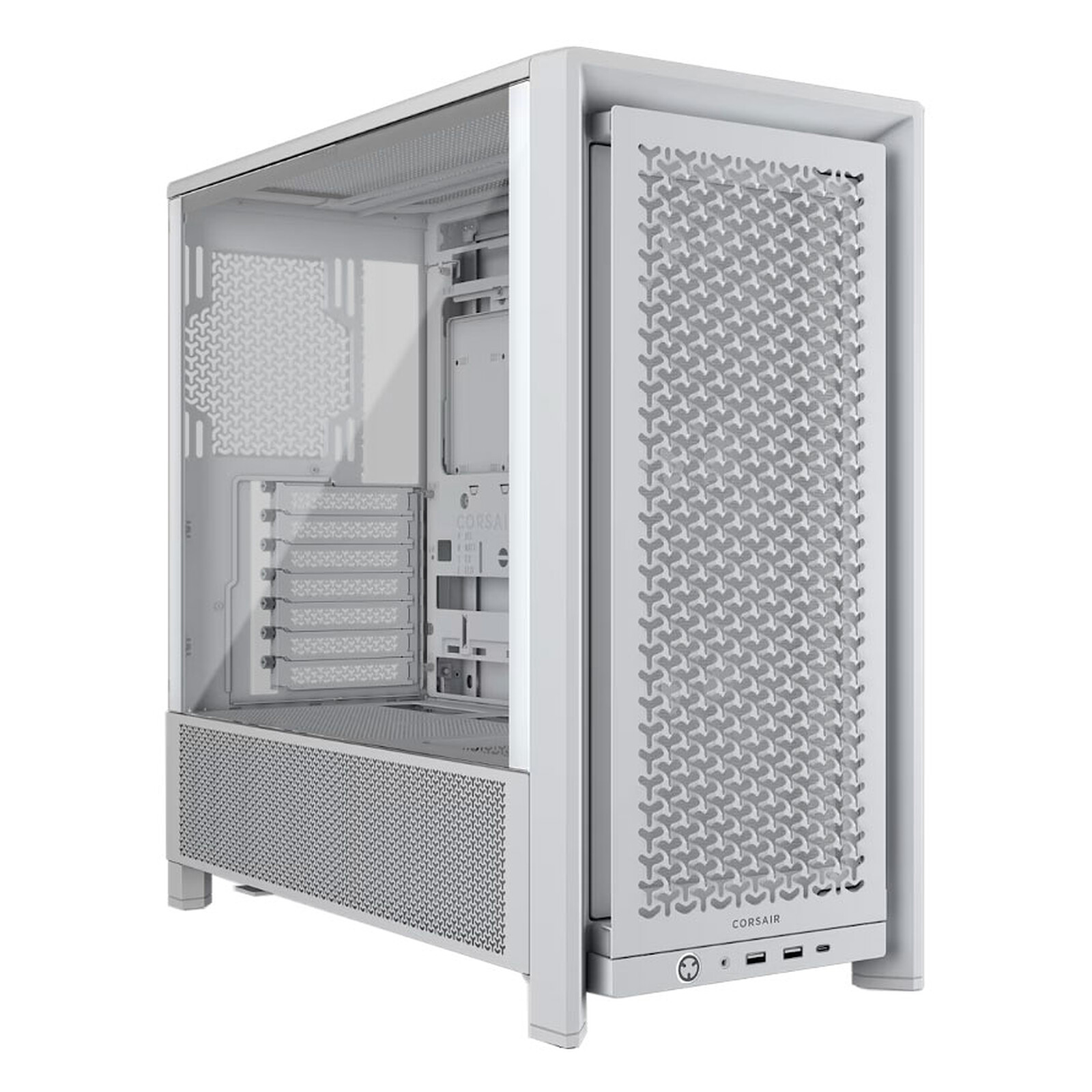 Corsair Frame 4000D Blanc Blanc - Boîtier PC Corsair - Cybertek.fr - 0