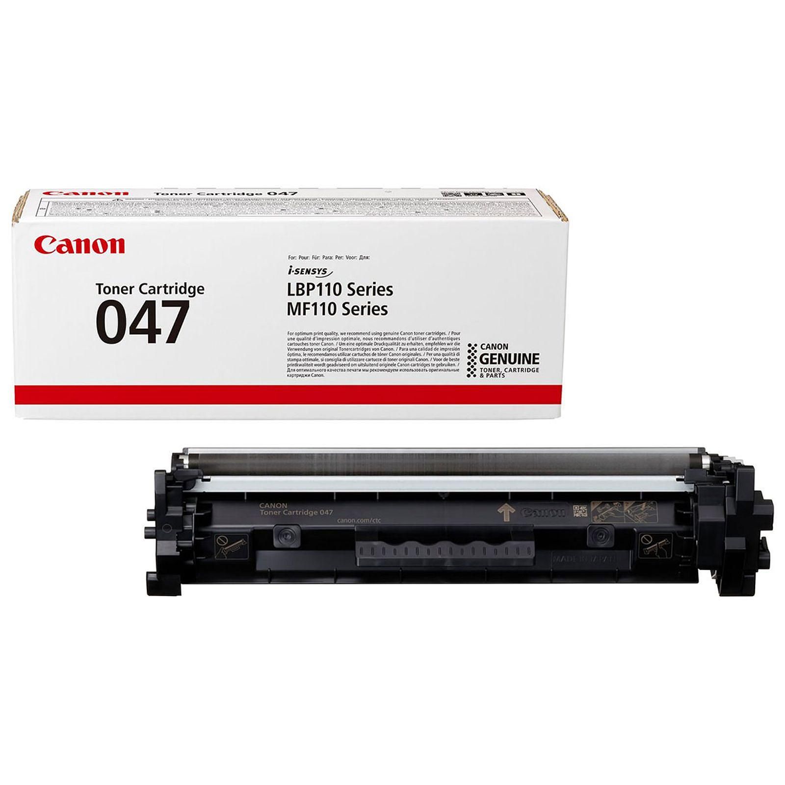 Toner Noir 047 1600 Pages - 2164C002 pour imprimante Laser Canon - 0