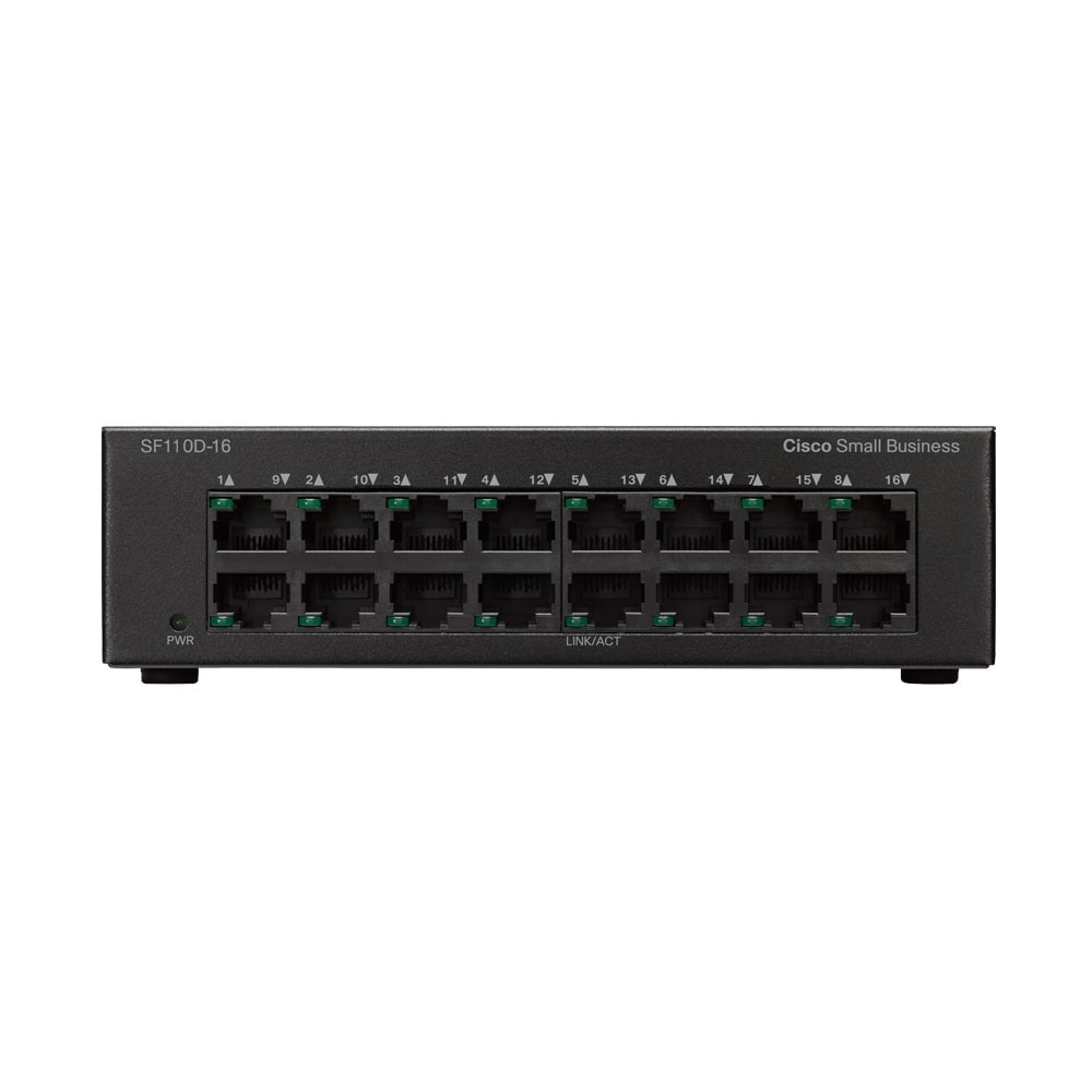 Switch Cisco 16 Ports 10/100/1000Mbps - SG110-16 - Cybertek.fr - 0