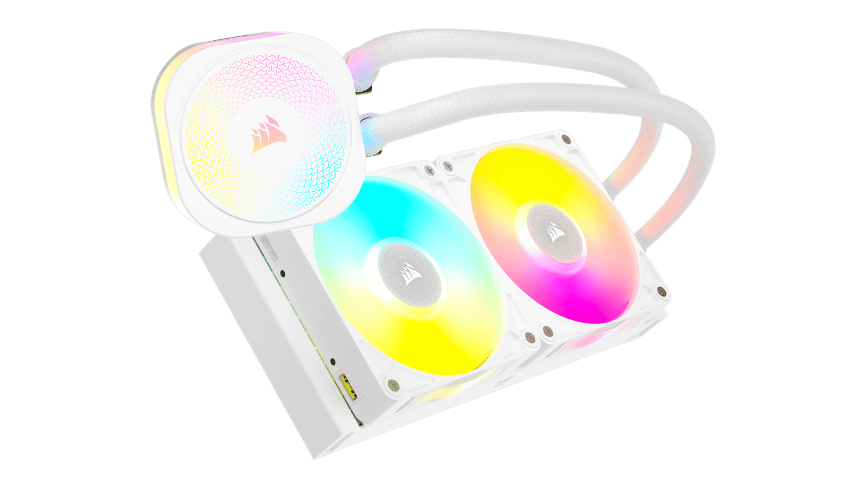 Corsair iCUE LINK TITAN - 240 RX LCD AIO/240mm - Blanc# - Watercooling - 8