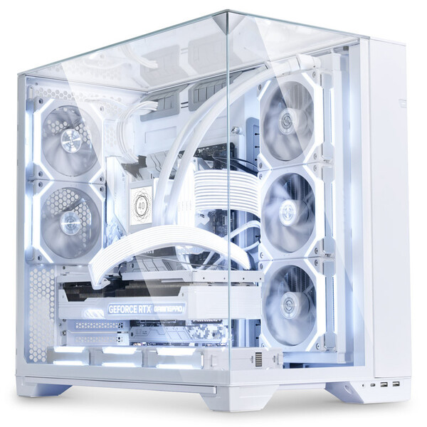 Lian-Li O11 Vision Mid-Tower/ verre trempé Blanc - Boîtier PC - 2