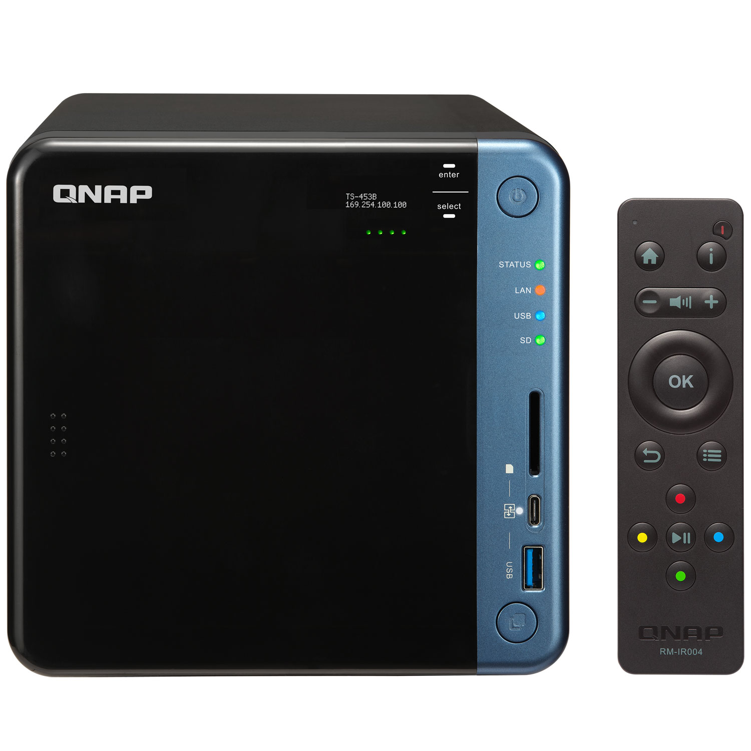 Qnap TS-453B-8G - 4 HDD - Serveur NAS Qnap - Cybertek.fr - 0