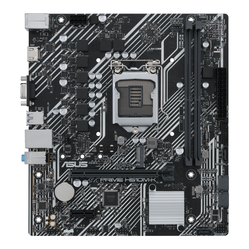 Asus PRIME H510M-K Micro-ATX  - Carte mère Asus - Cybertek.fr - 2