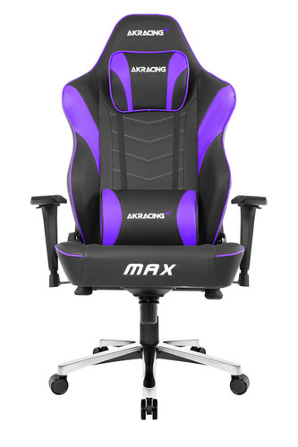 AKRacing Masters Série Max Noir/Indigo - Siège PC Gamer - 0