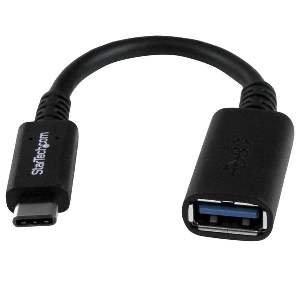Adapt. USB3.0 type C vers Type A 0.2m - USB31CAADP - Connectique PC - 0