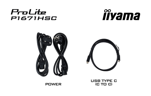 Iiyama 16 pouces  P1671HSC-B1 - Ecran PC Iiyama - Cybertek.fr - 6
